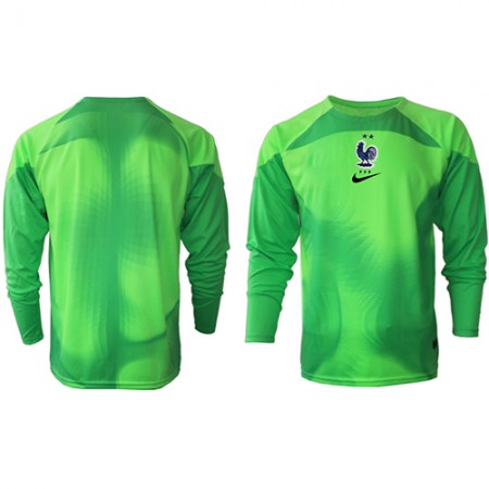 Frankrijk Doelman Uitshirt WK voetbal 2022 Lange Mouw